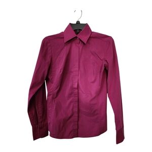 New York & Co. The Madison Stretch Buttonup Long Sleeve Dress Shirt, Size Small